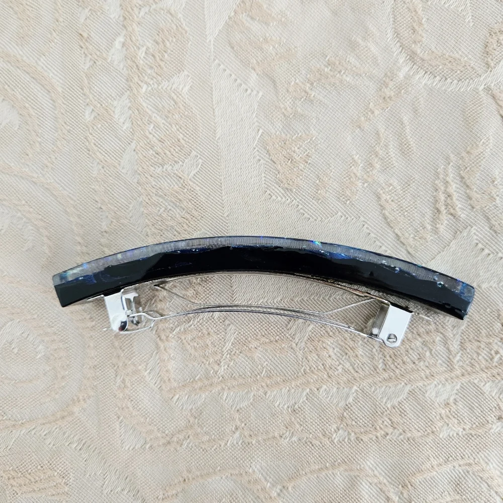 Dichroic Glass Artisan Made Barrette